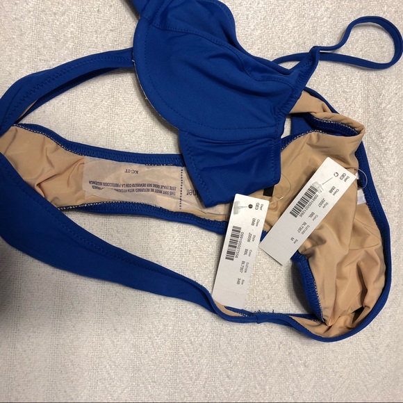 NWT J. CREW Retro Inspired Bikini in Bistro Blue - Picture 6 of 8